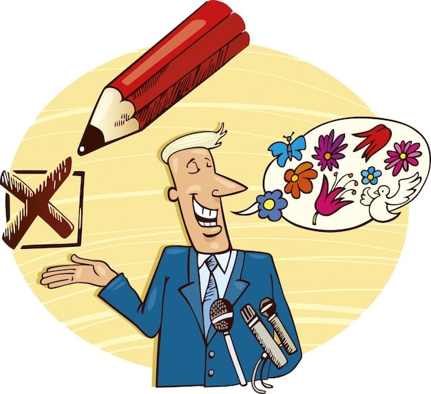 A cartoon image of a film critic sharpening a pencil with a menacing grin, implying overly aggressive or biased reviewing.