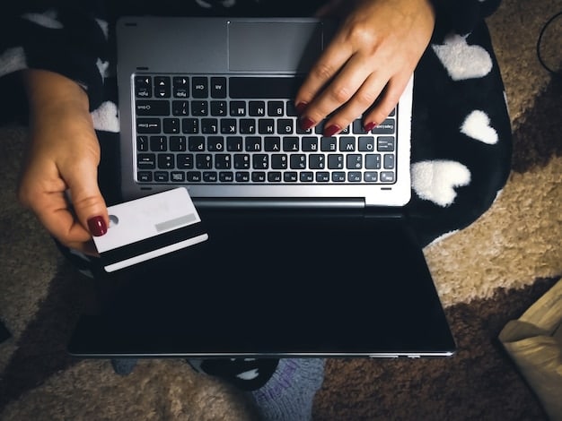 A person canceling a streaming service on their laptop, with a credit card visible on the desk, highlighting the financial aspect of managing streaming subscriptions.