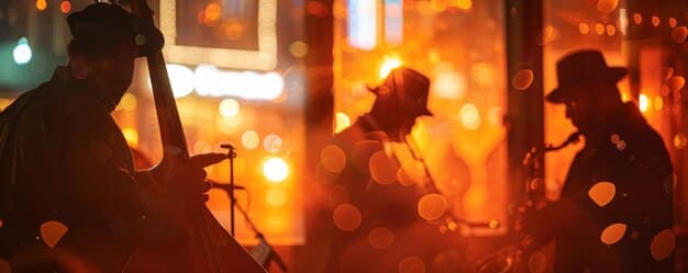 A split image showing a live orchestra performing a video game soundtrack on one side and a digital artist creating concept art for a new game character on the other. The image illustrates the fusion of traditional and digital arts in the gaming industry.