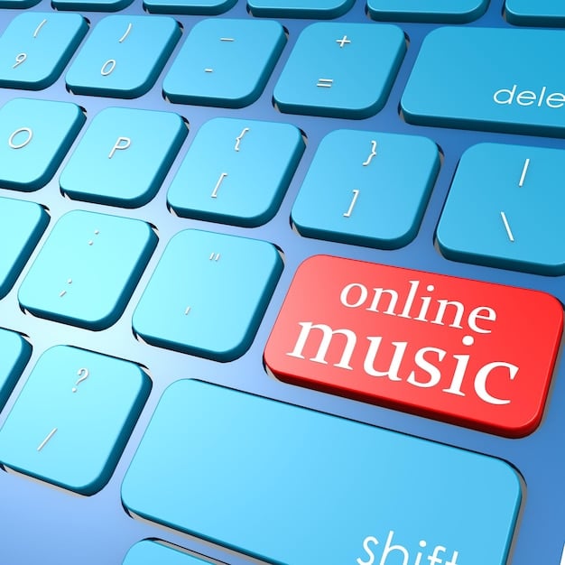 A laptop screen displaying a musician's royalty statement from a streaming platform. The numbers are small and seemingly insignificant, highlighting the challenge of earning substantial income from streams. The artist's frustrated expression is reflected in the screen.