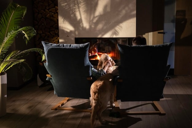 A person relaxing on a couch in a dimly lit room, enthusiastically watching a 4K nature documentary with vibrant colors on a large screen TV, emphasizing the immersive viewing experience.